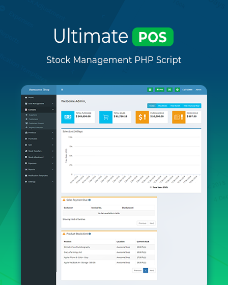 ultimate pos Cash management  Customization